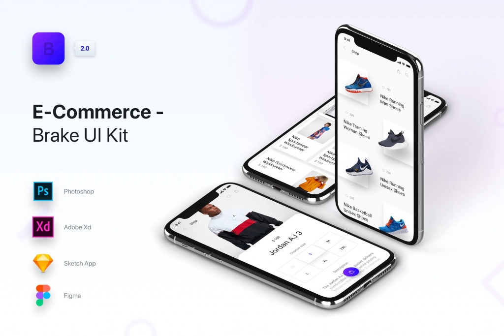 Brake UI Kit 2.0 - E-Commerce Shop Store插图5