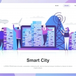 Smart City Flat Concept