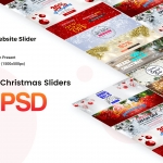 Merry Christmas Sliders Website - 12PSD