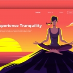 Yoga - Banner & Landing Page