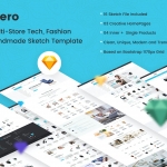 Xero - Multi-Store Tech, Fashion Sketch Template