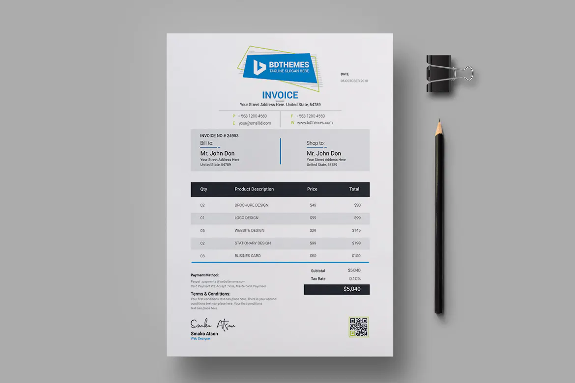 Business Stationery Template 06插图2