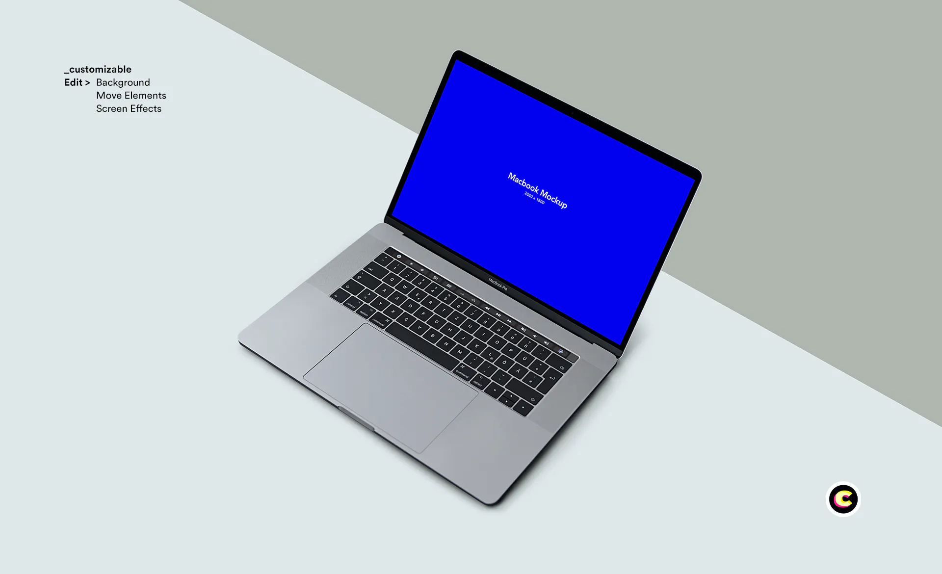 Macbook Laptop Display Web App Mock-Up插图2