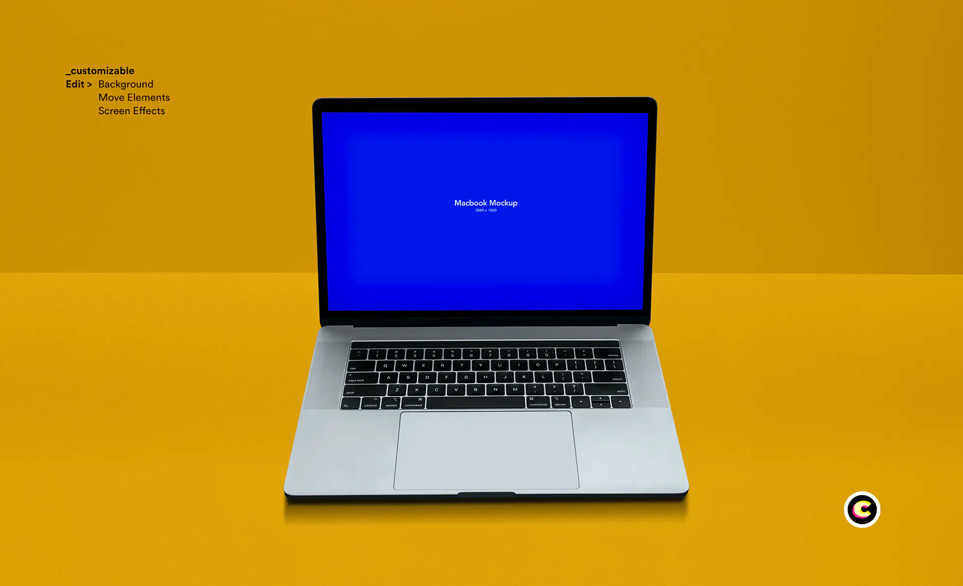 Macbook Laptop Display Web App Mock-Up插图3