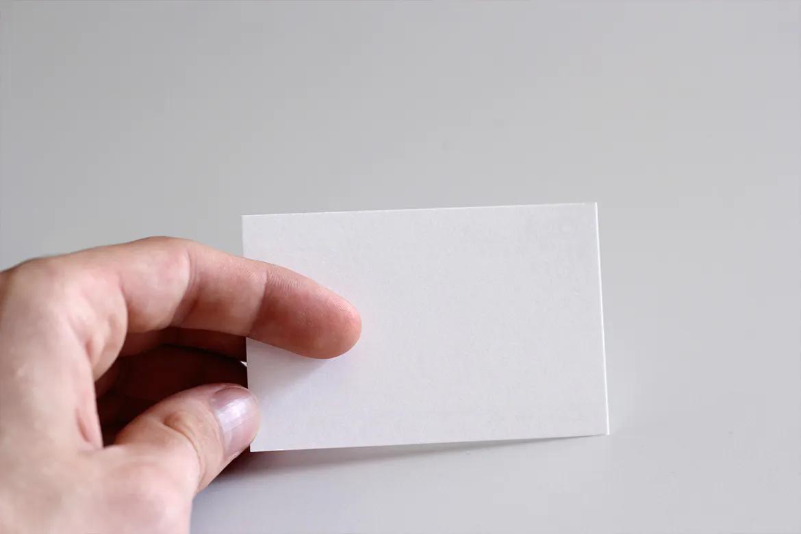 Realistic Business Card Mockups for EU Size插图
