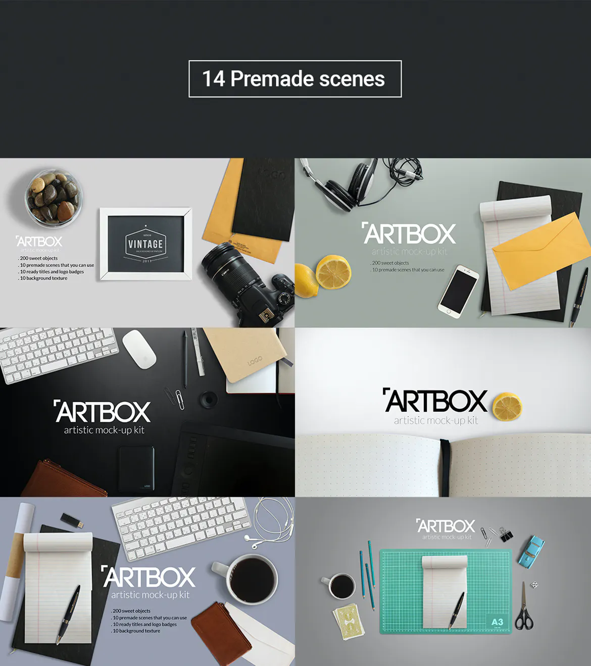 ArtBox - Artistic Mockup Kit插图1