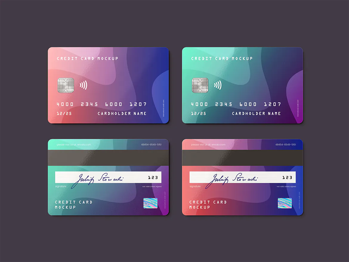 Credit Card / Membership Card MockUp插图9