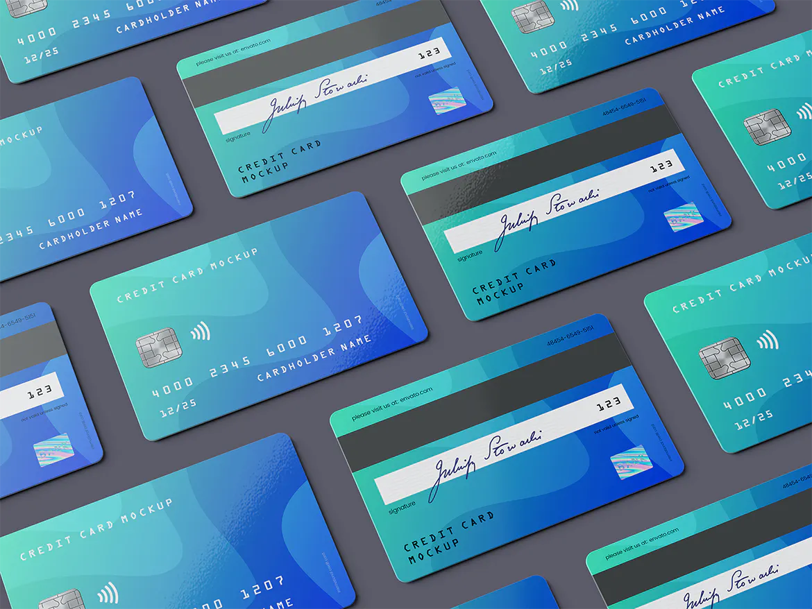 Credit Card / Membership Card MockUp插图7