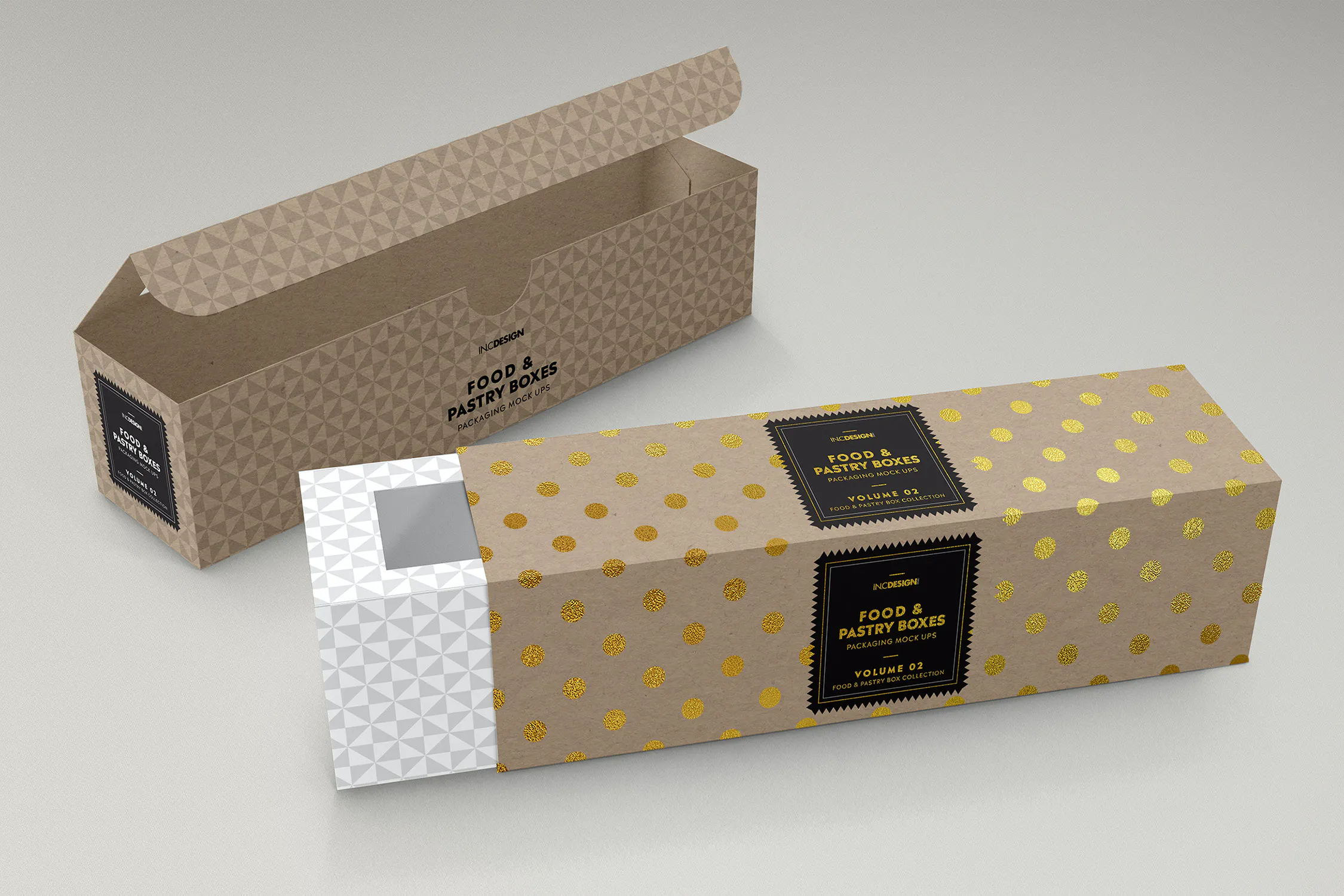 Food Pastry Boxes Vol.2: Packaging Mockups插图2