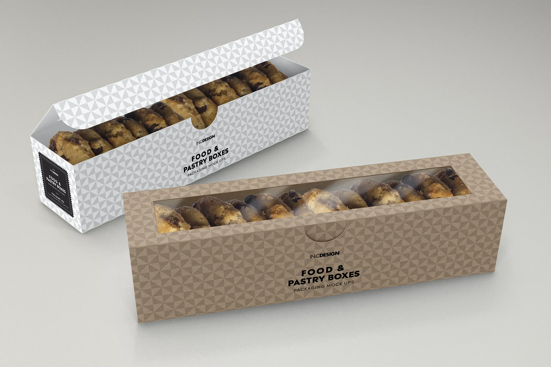 Food Pastry Boxes Vol.2: Packaging Mockups插图4