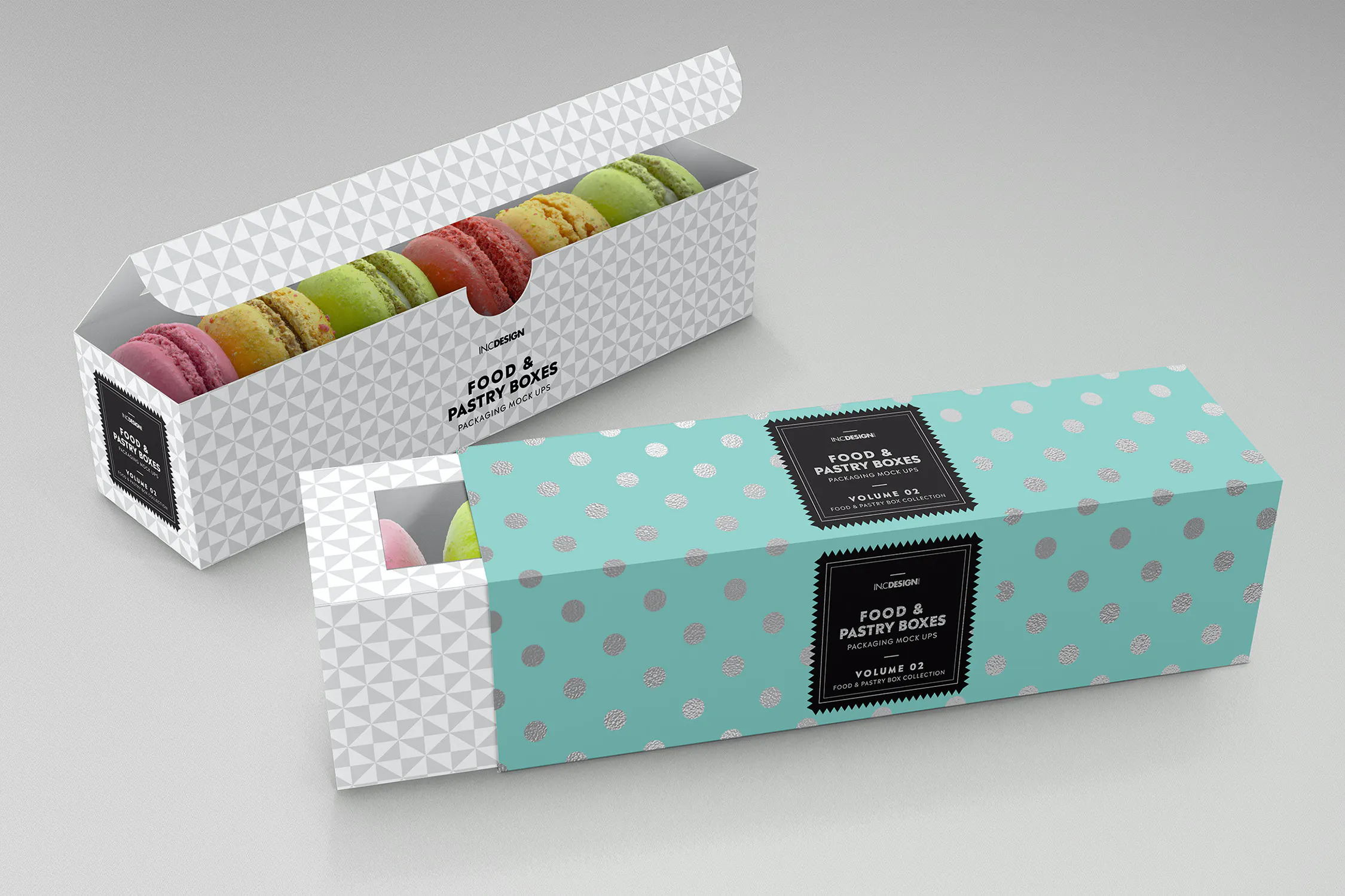 Food Pastry Boxes Vol.2: Packaging Mockups插图5