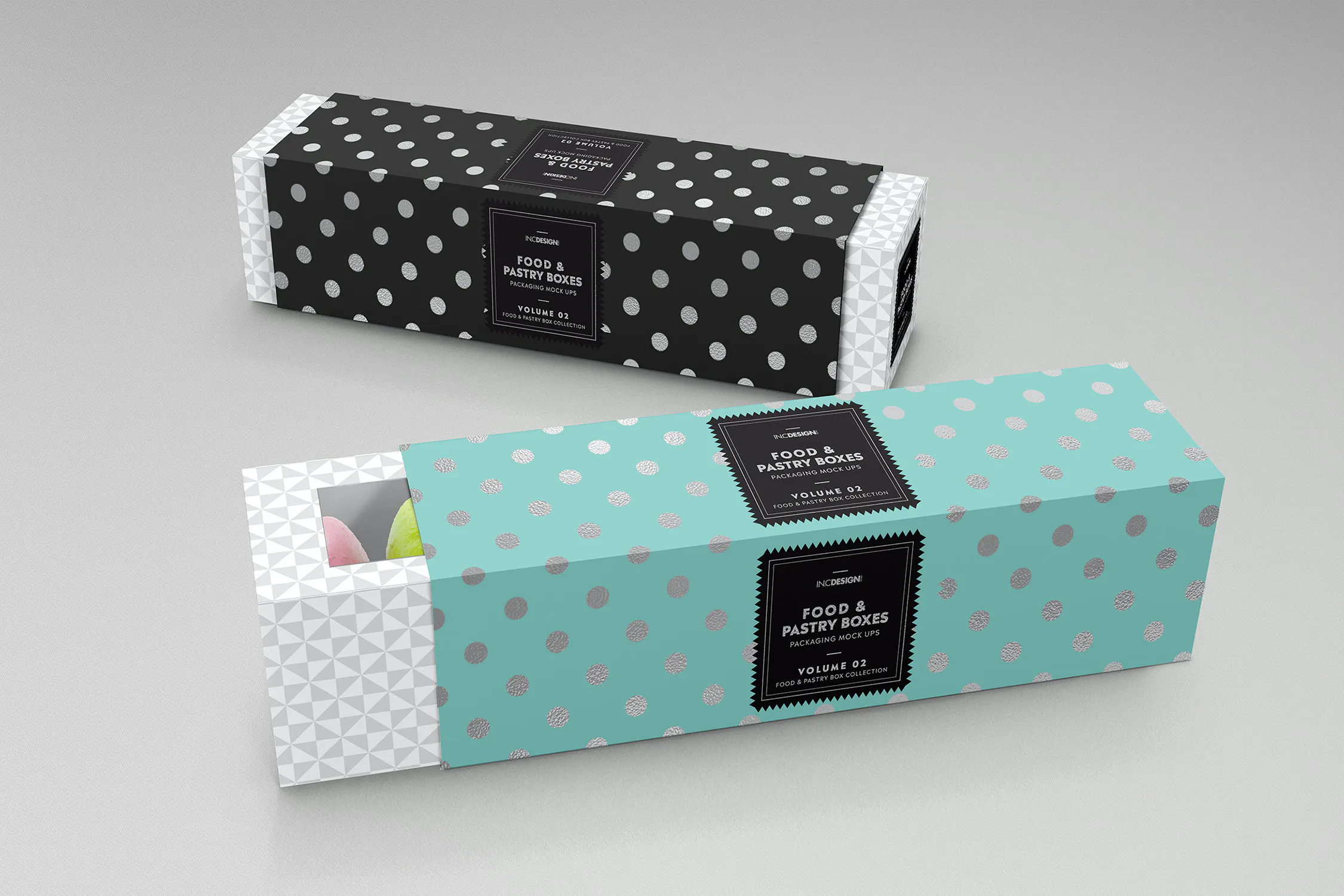 Food Pastry Boxes Vol.2: Packaging Mockups插图7
