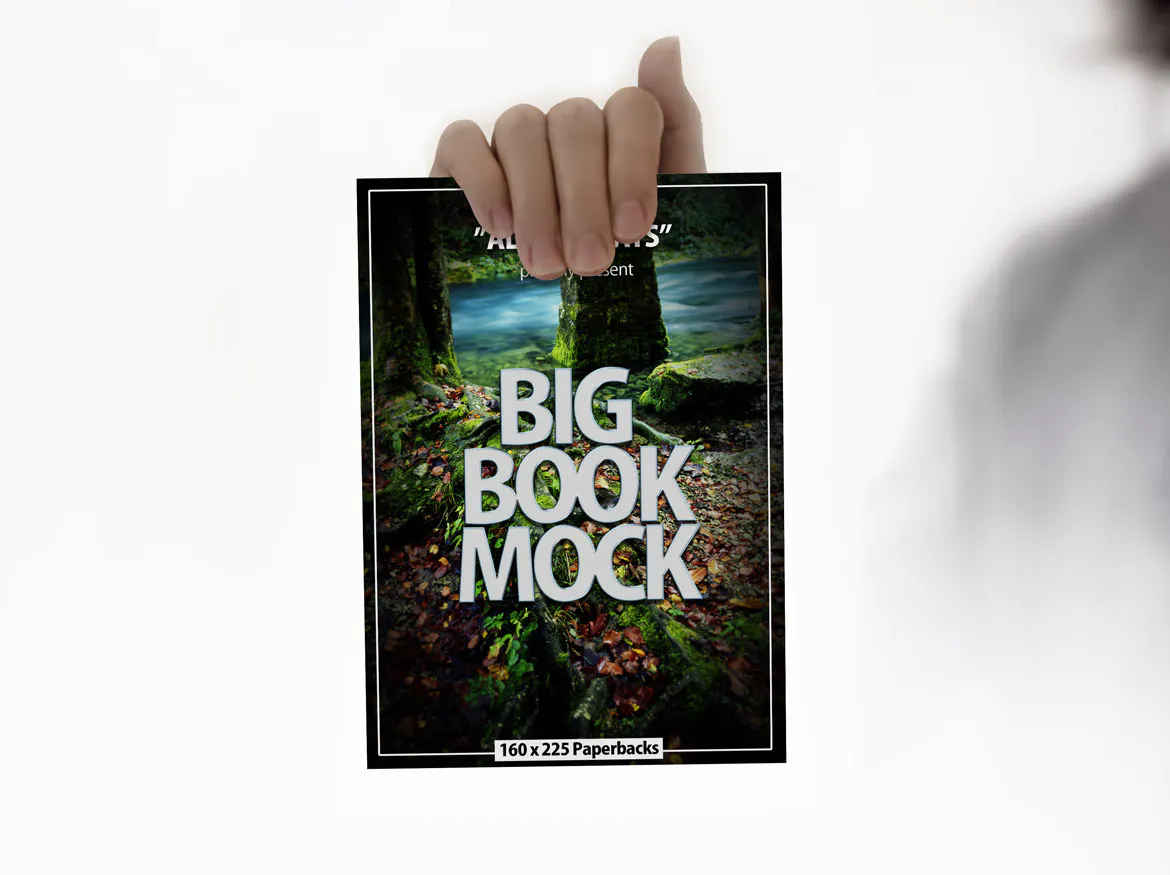 Book Mockup Dimension 160 x 225 mm - Paperbacks插图3