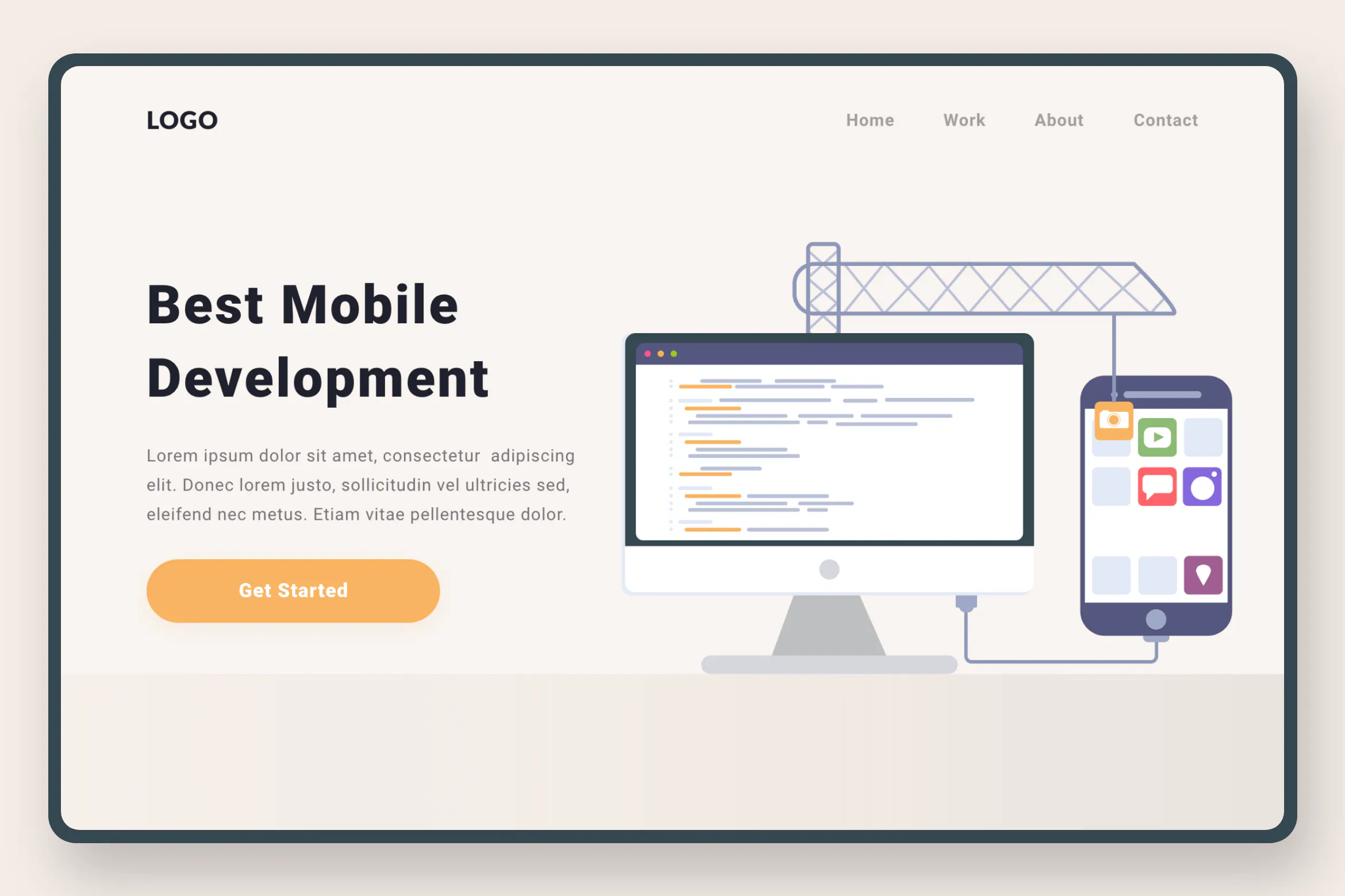 Mobile Development Illustration