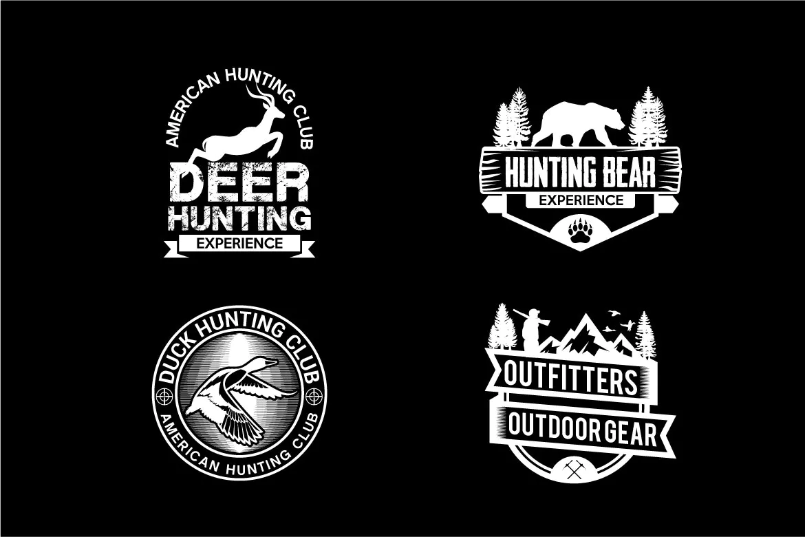 Hunting Badges and Logos插图1