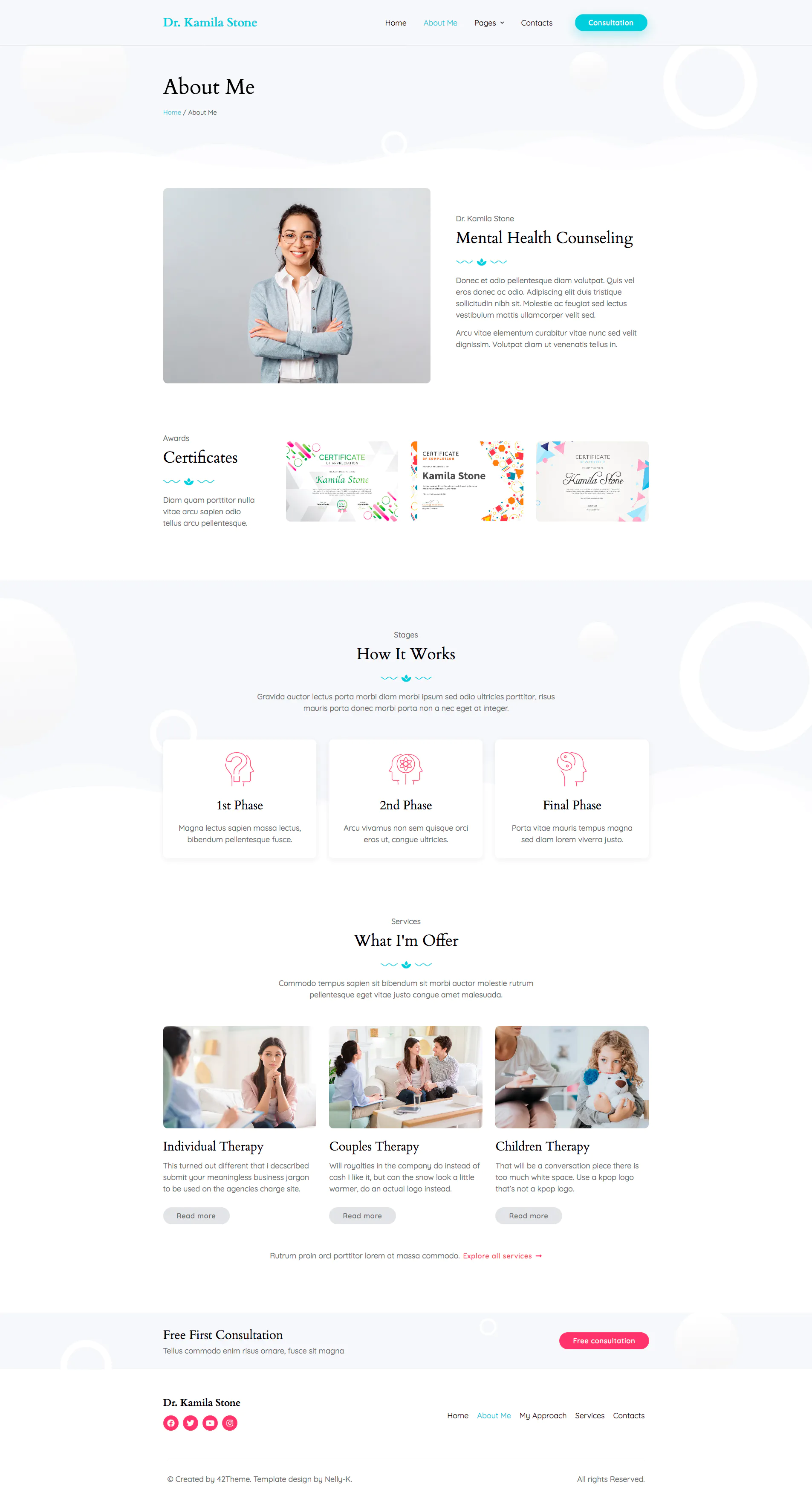 Matar — Mental Health Therapy Elementor Template Kit插图2