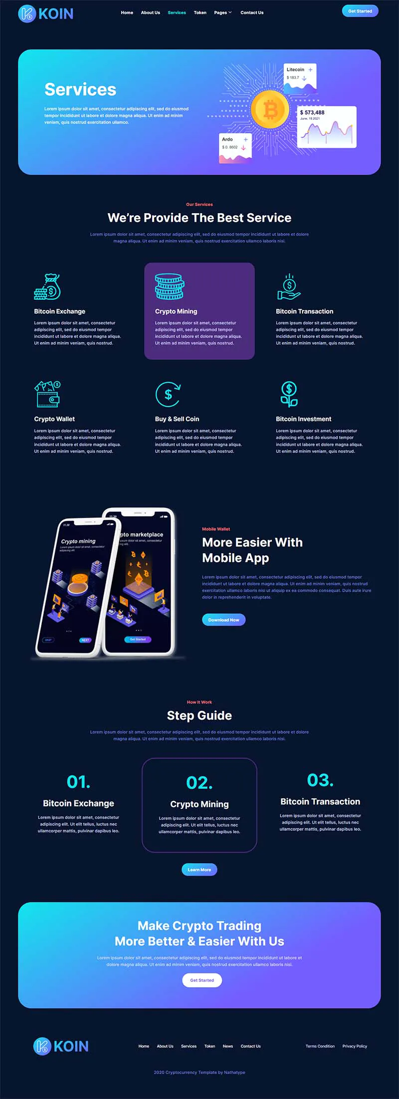 Koin - Cryptocurrency Elementor Template Kit插图3