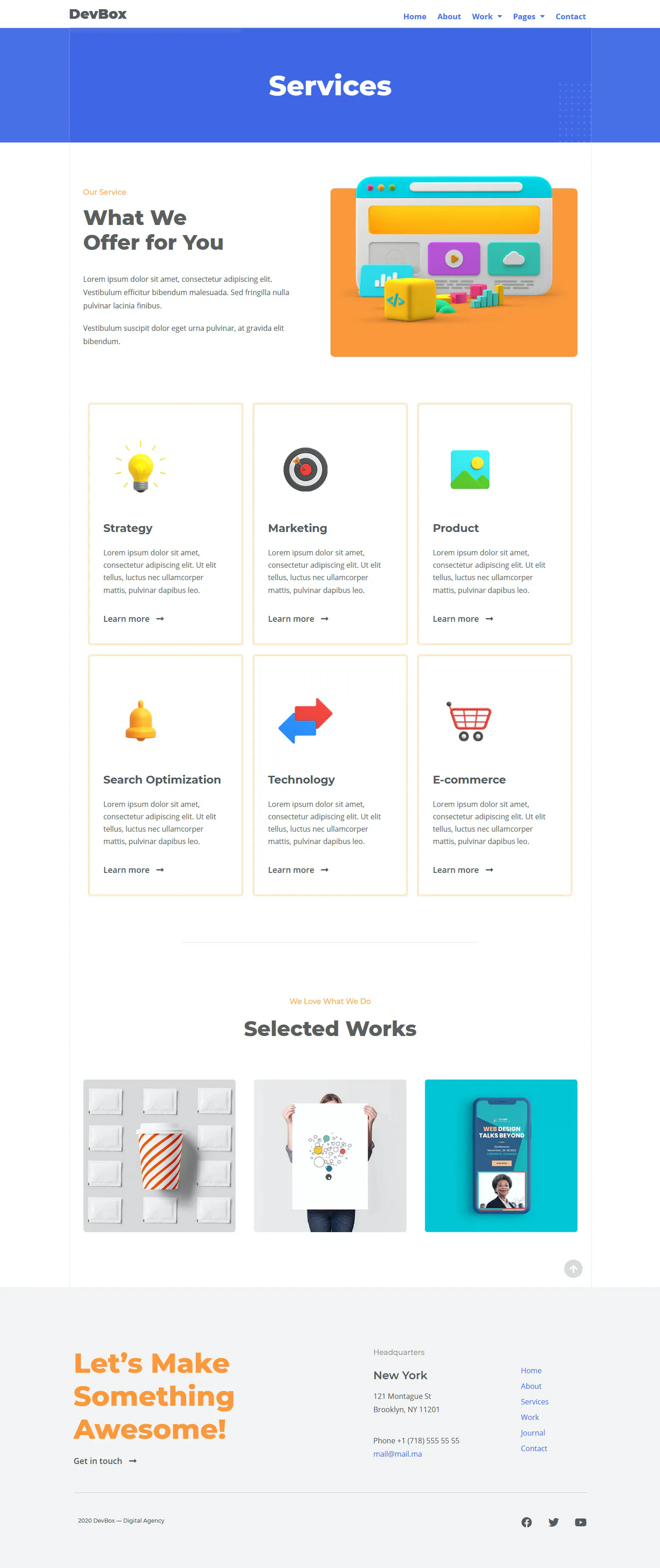 DevBox — Creative Digital Agency Elementor Template Kit插图5