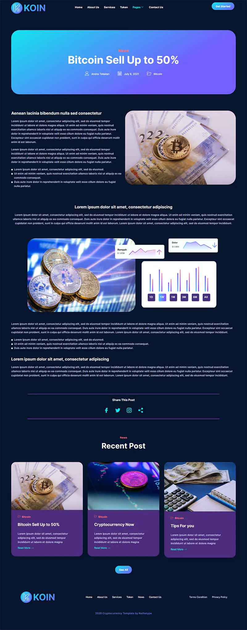 Koin - Cryptocurrency Elementor Template Kit插图6