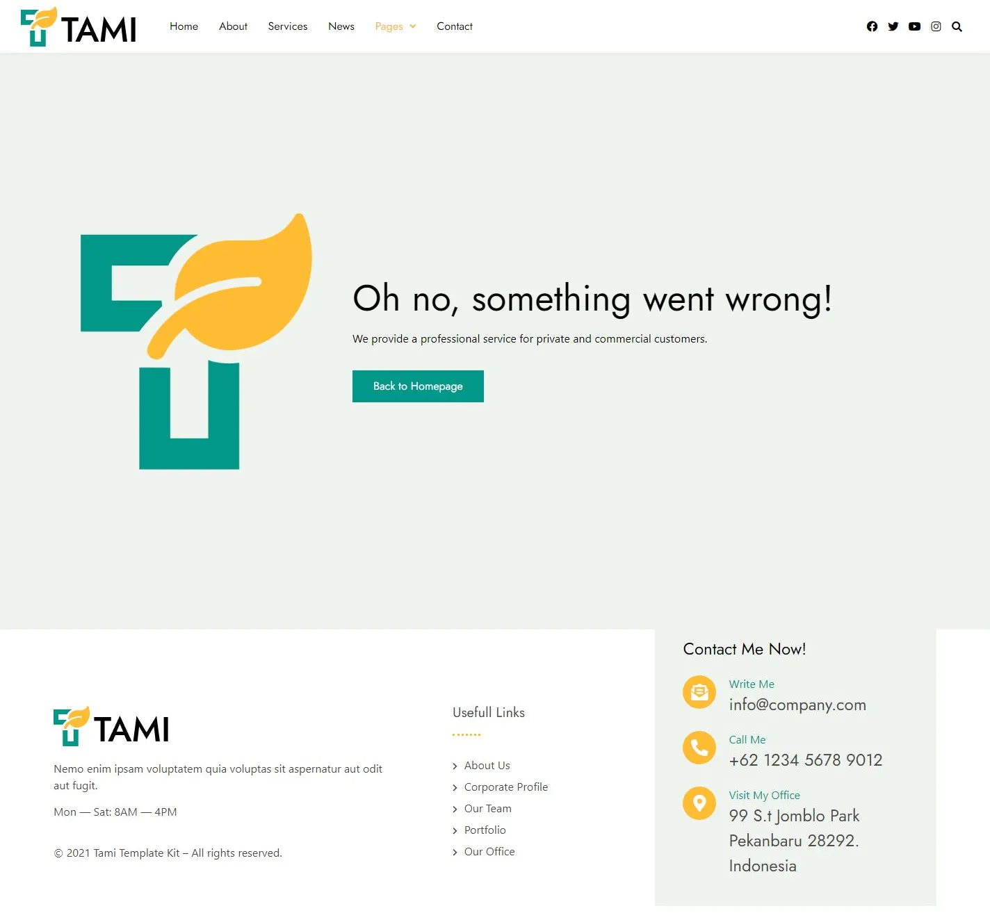 Tami - Landscape & Gardening Elementor Template Kit插图7
