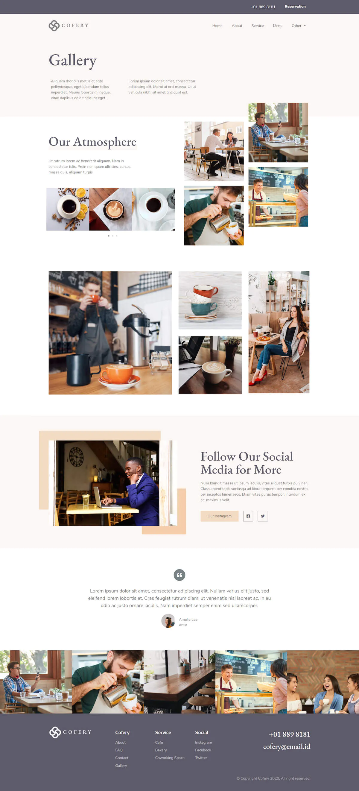 Cofery | Restaurant & Cafe Elementor Template Kit插图8