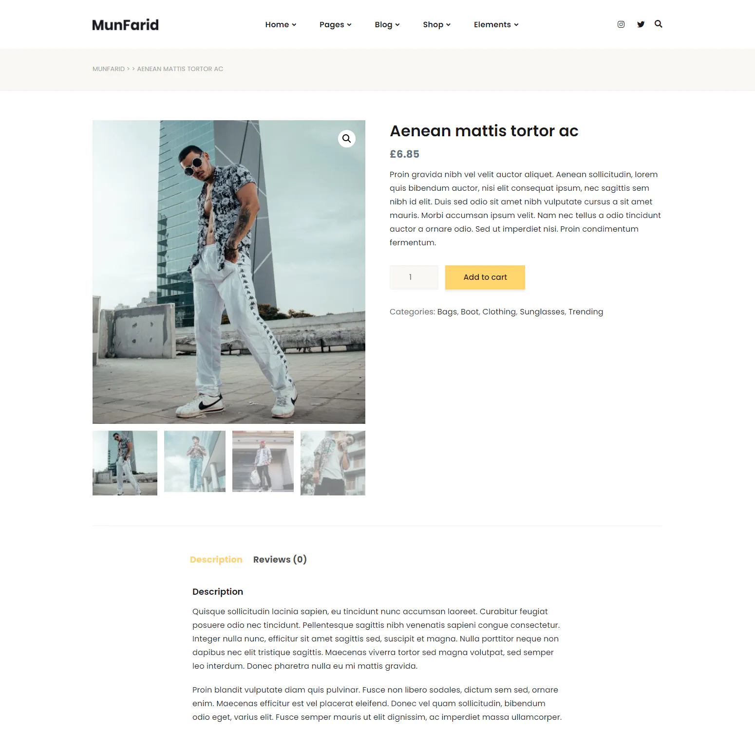 Munfarid - A WordPress Theme For Blog & Shop插图5