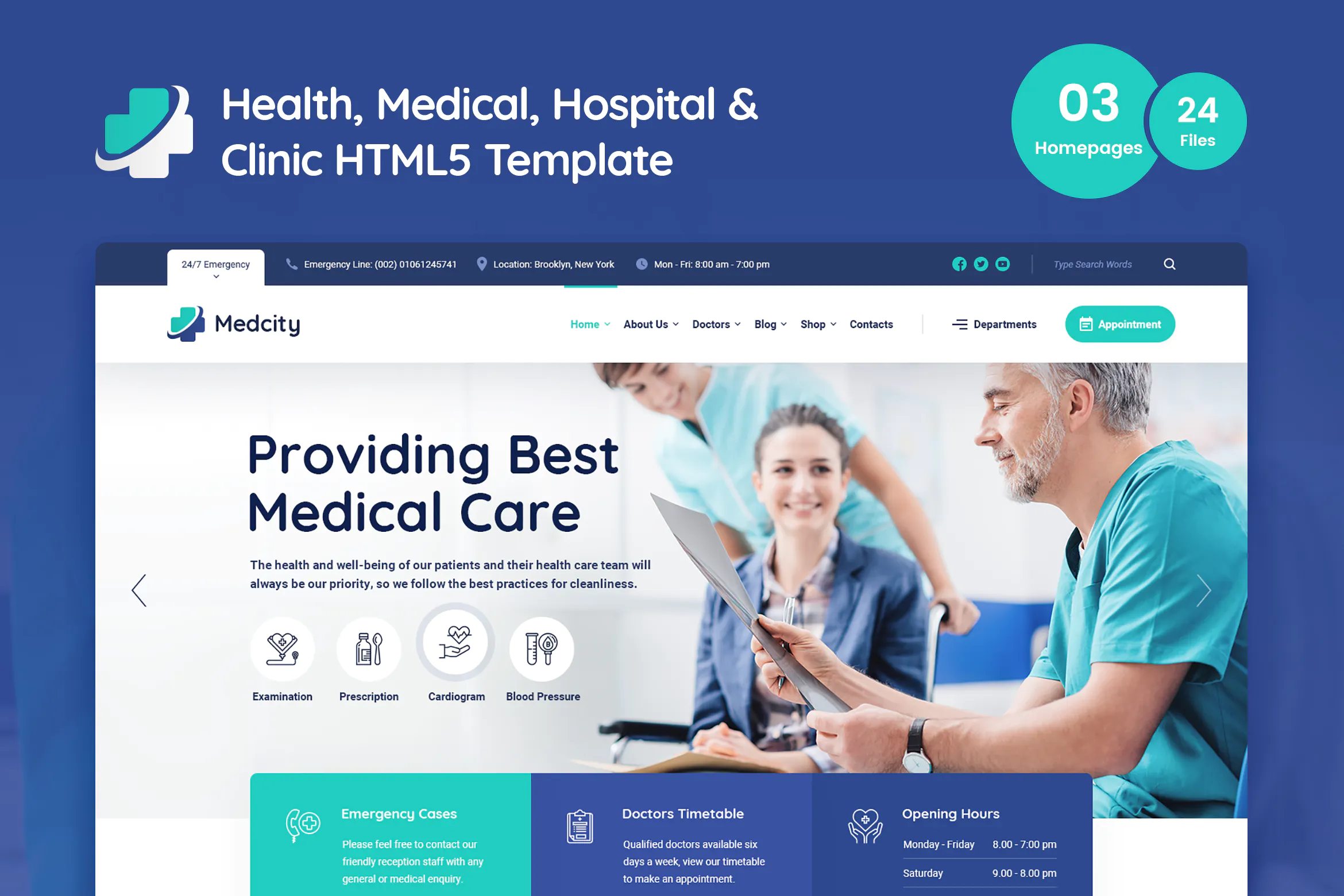 Medcity - Health & Medical HTML5 Template插图