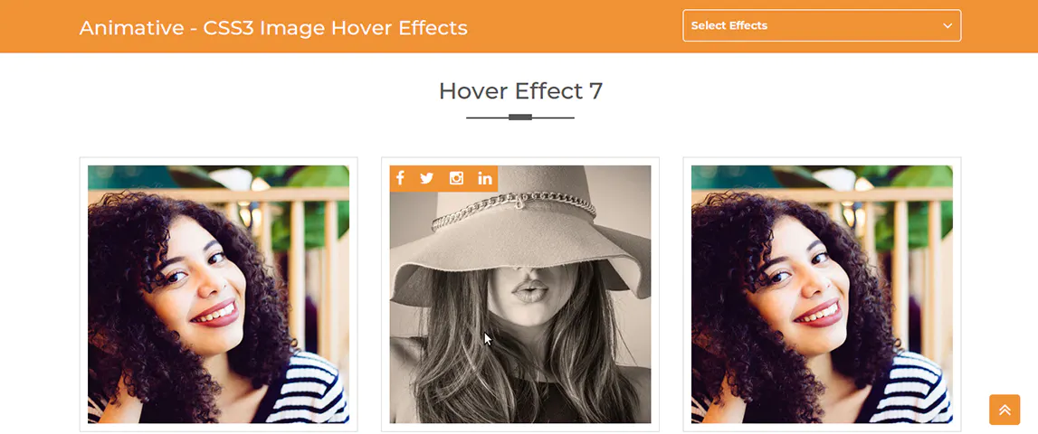Animative - CSS3 Image Hover Effects插图2