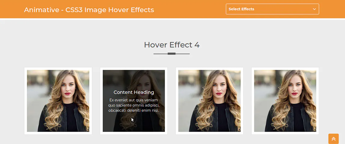 Animative - CSS3 Image Hover Effects插图1