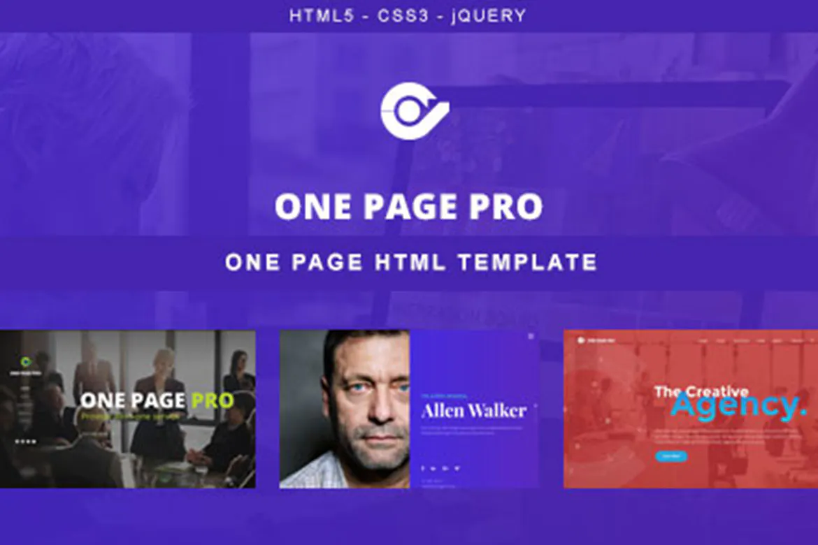 One Page Pro - Multi Purpose OnePage HTML Template插图
