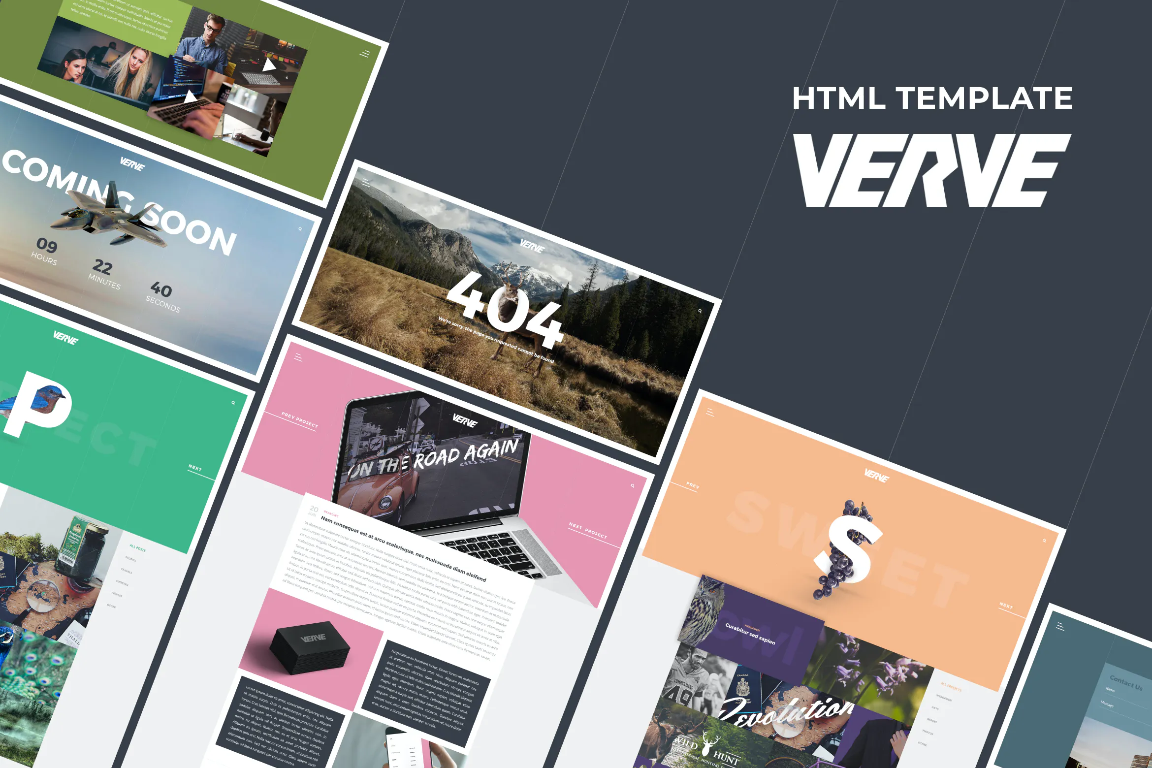 Verve – Agency & Portfolio HTML Template