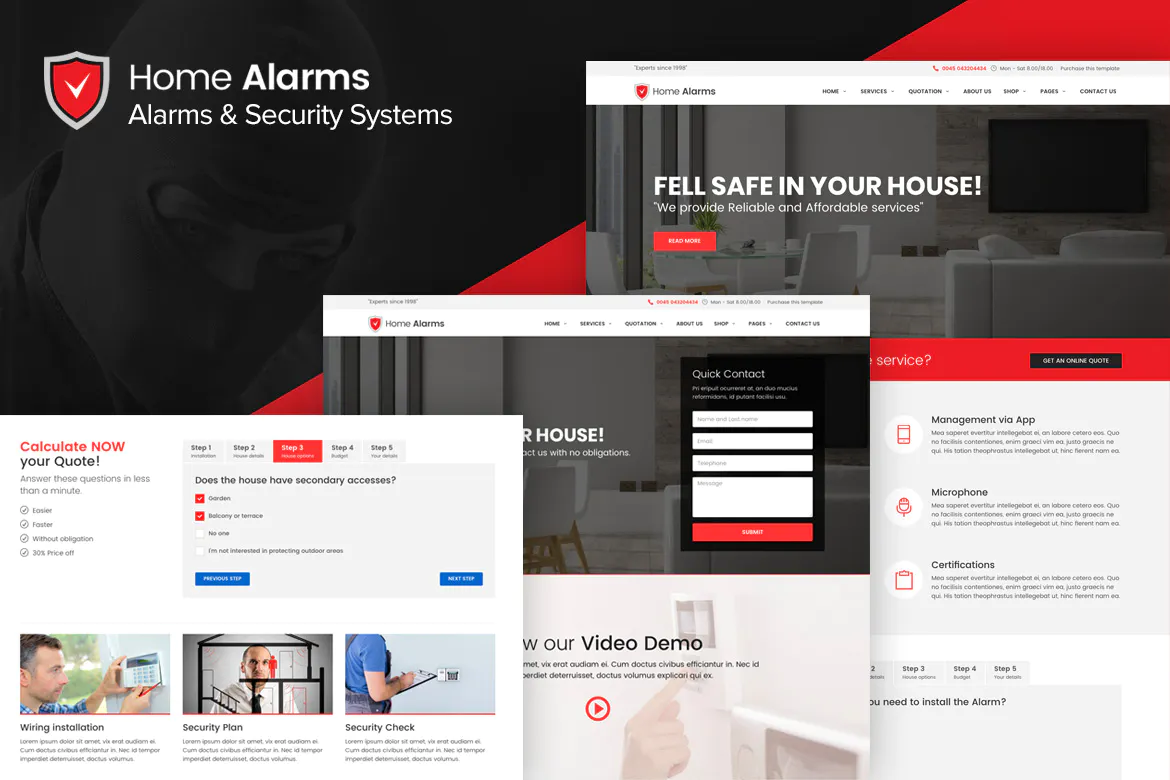 HomeAlarms - Alarms and Security Systems