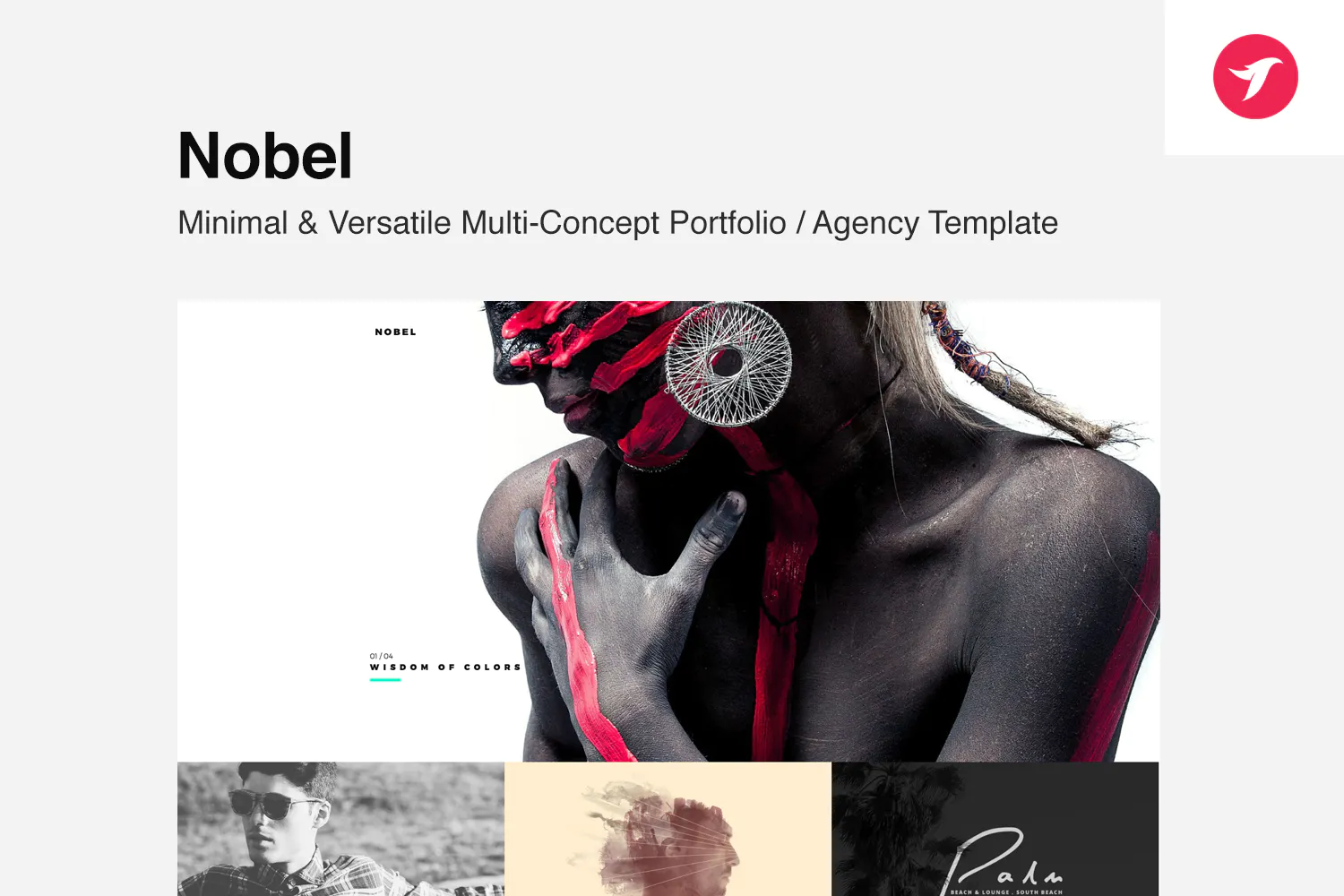 Nobel – Minimal & Versatile Multi-Concept Template