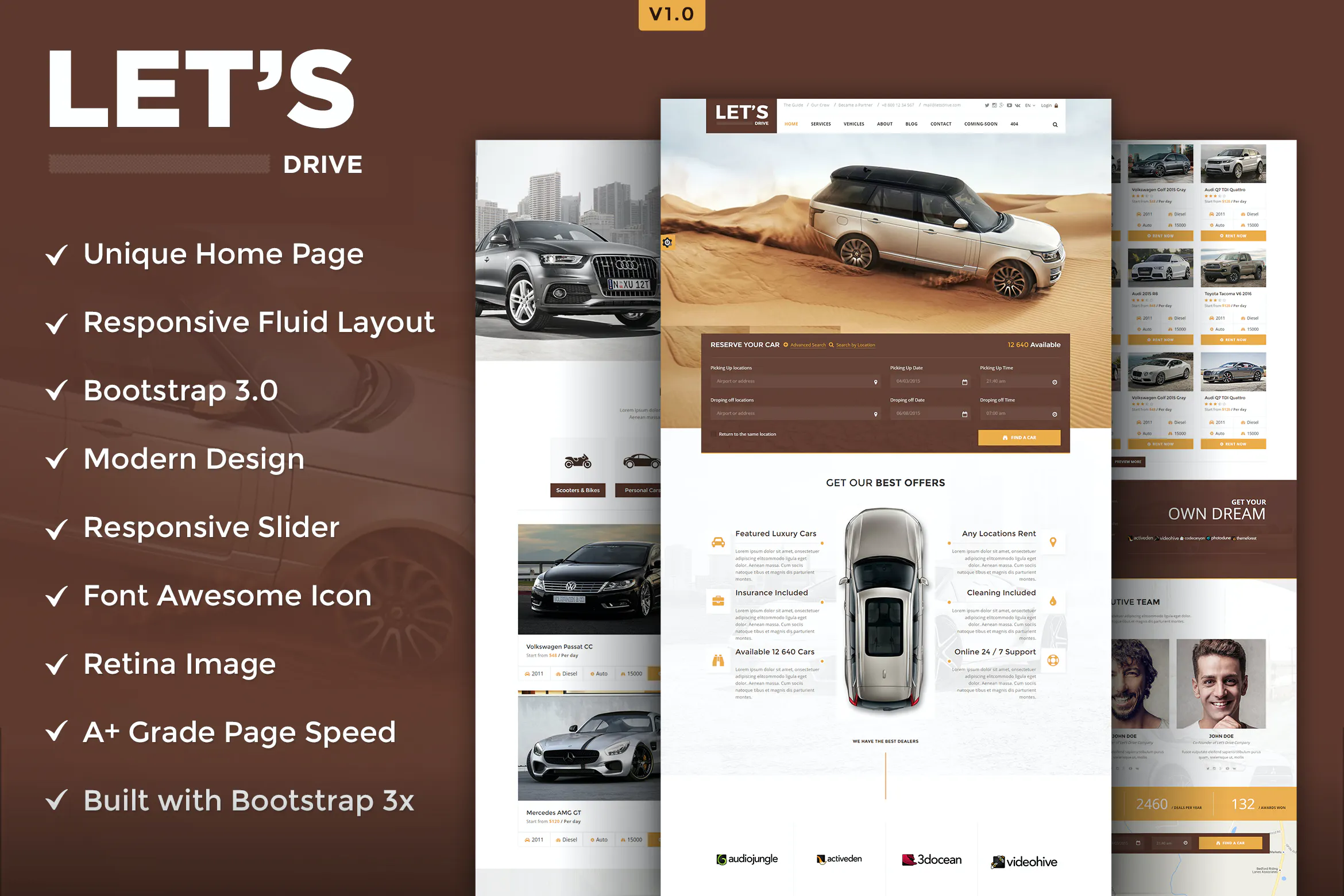 Let’s Drive HTML5 Template