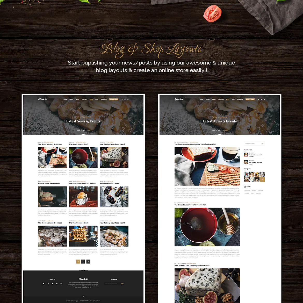 Steak In - Restaurant & Cafe HTML5 Template插图8