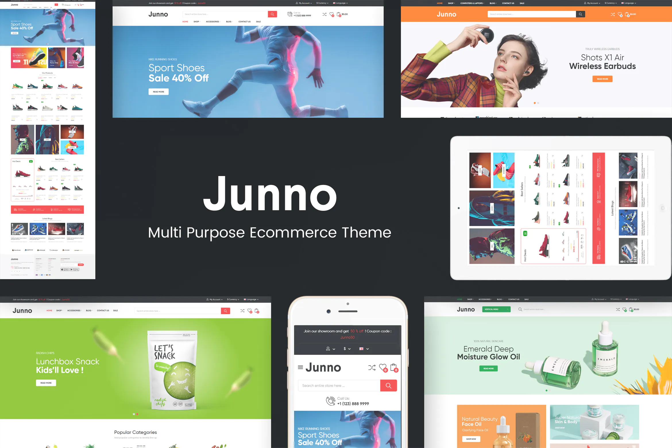 Junno - Multipurpose WooCommerce WordPress Theme
