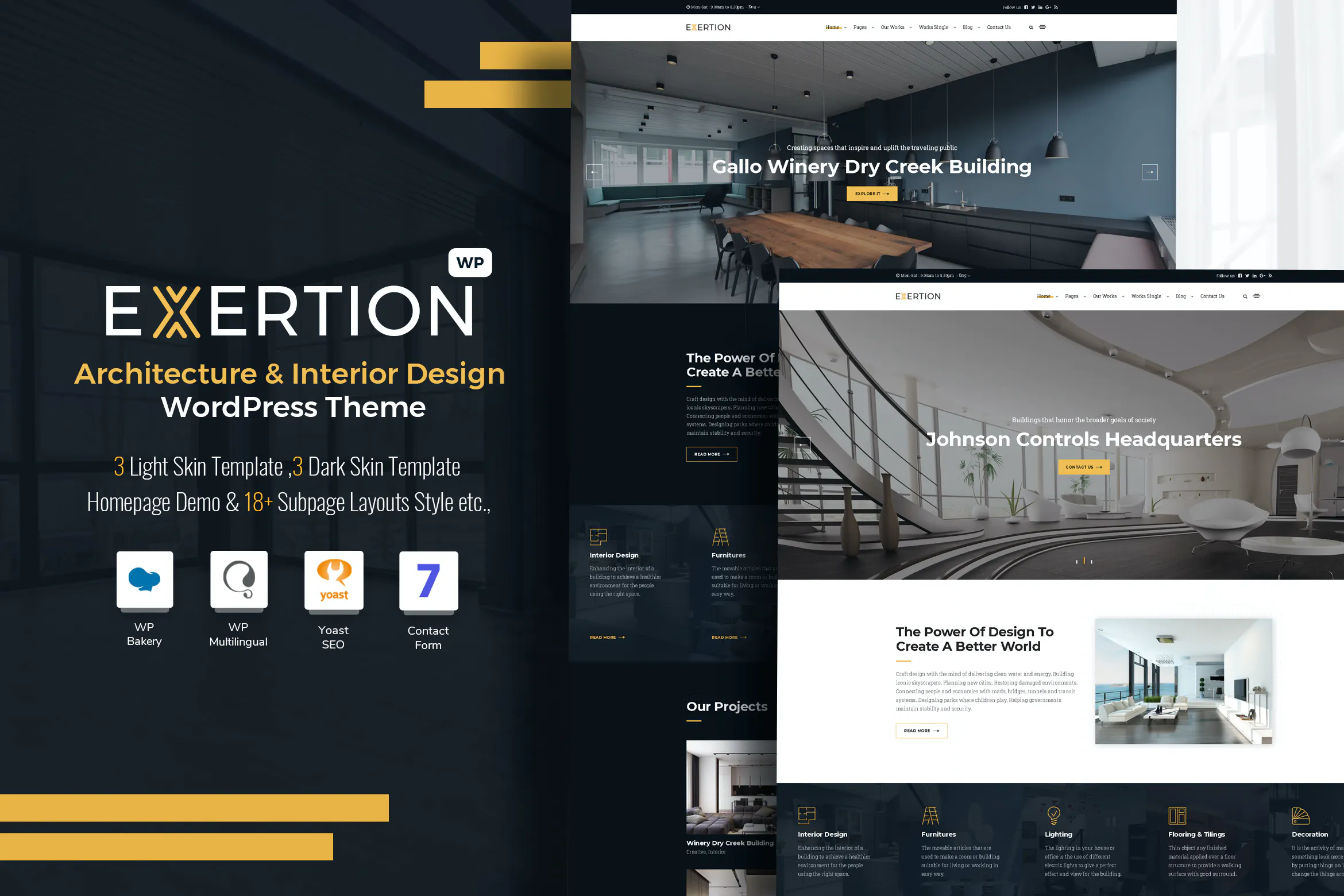 Exertion - Architecture & Interior WordPress Theme