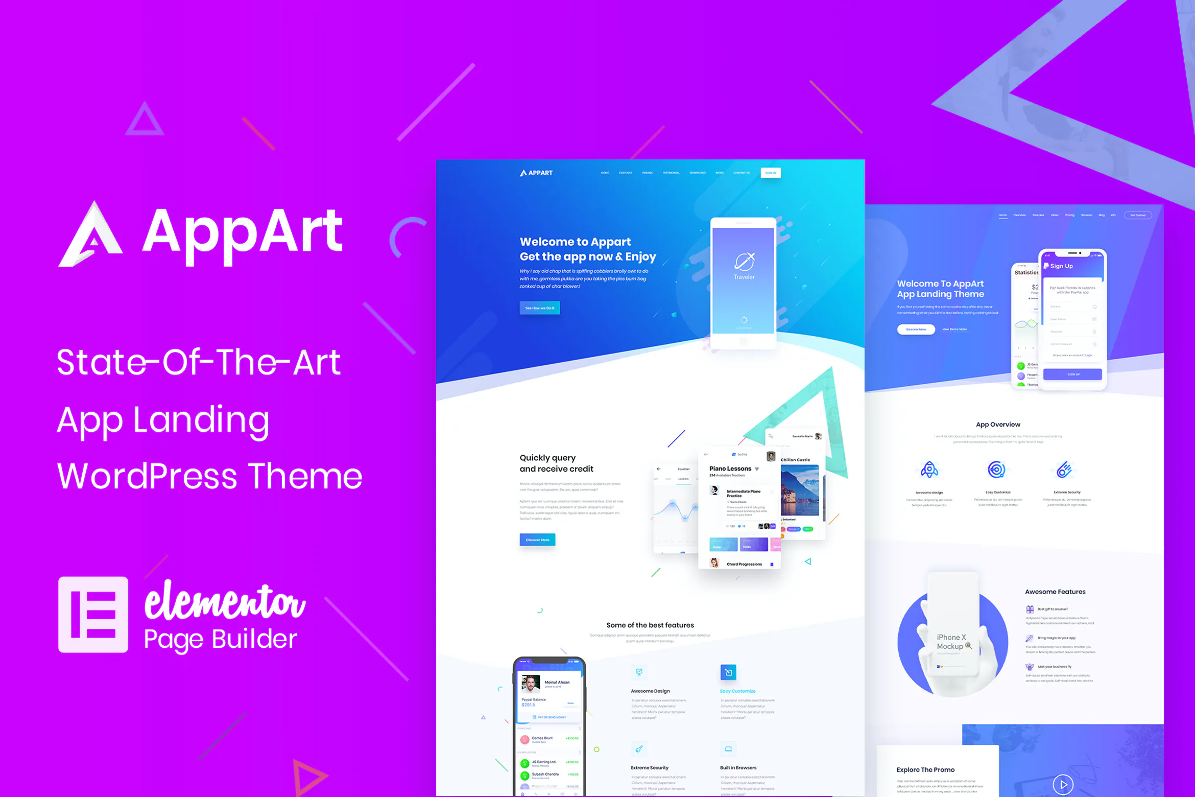 AppArt – Creative WordPress Theme For Apps, Saas &