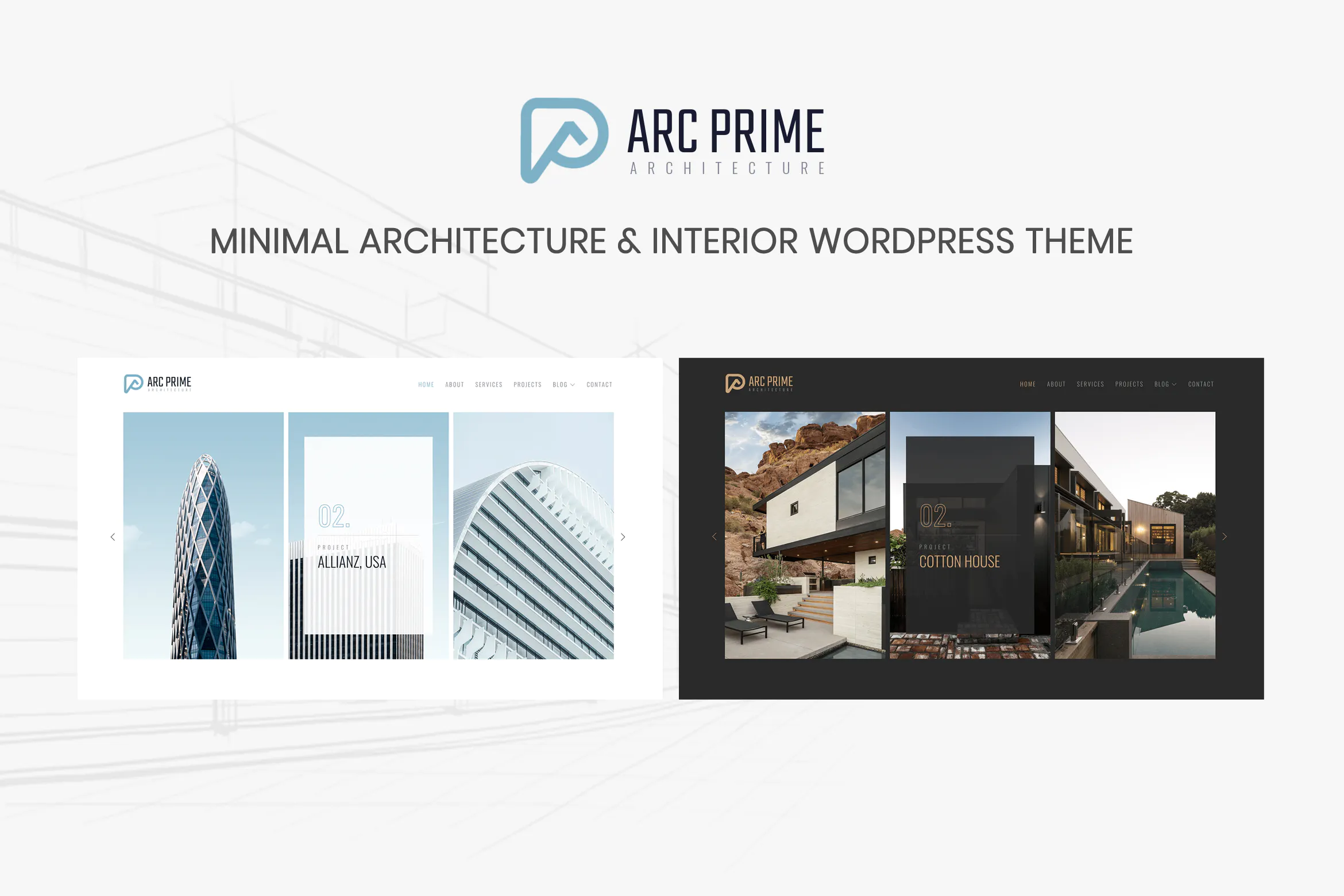 Arc Prime - Architecture WordPress Theme插图