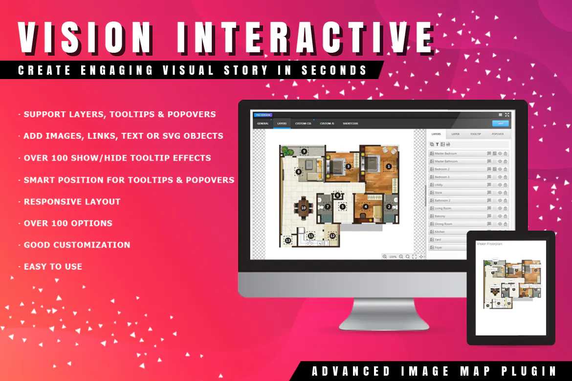 Vision Interactive – Smart Image Map for WordPress