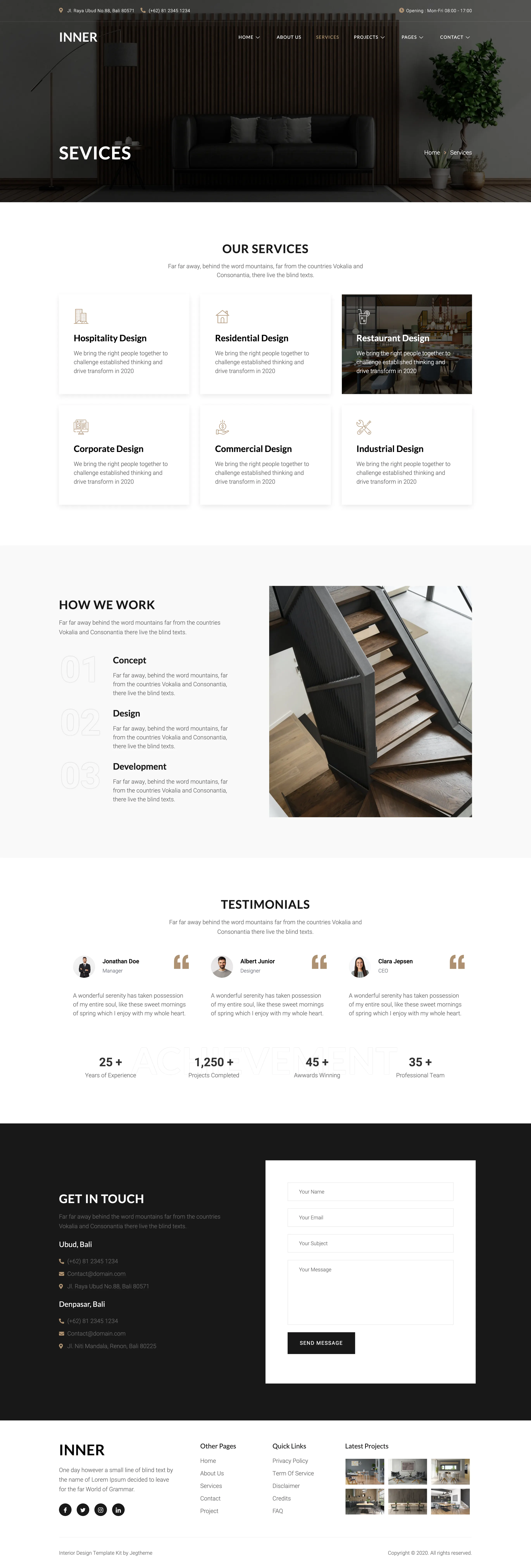 Inner – Interior Design & Architecture Template Kit插图7
