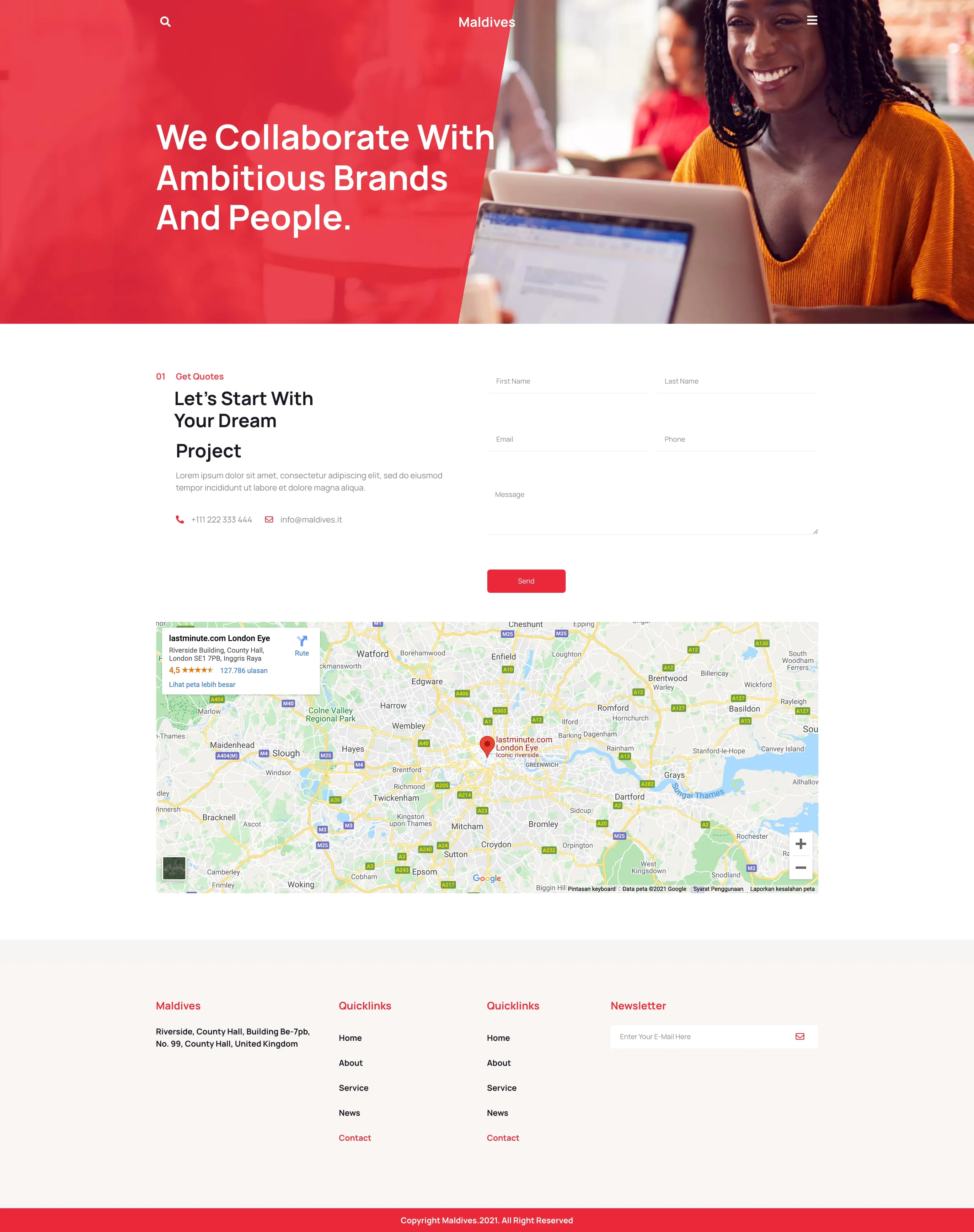 Maldives - Business & Agency Elementor Template Kit插图1