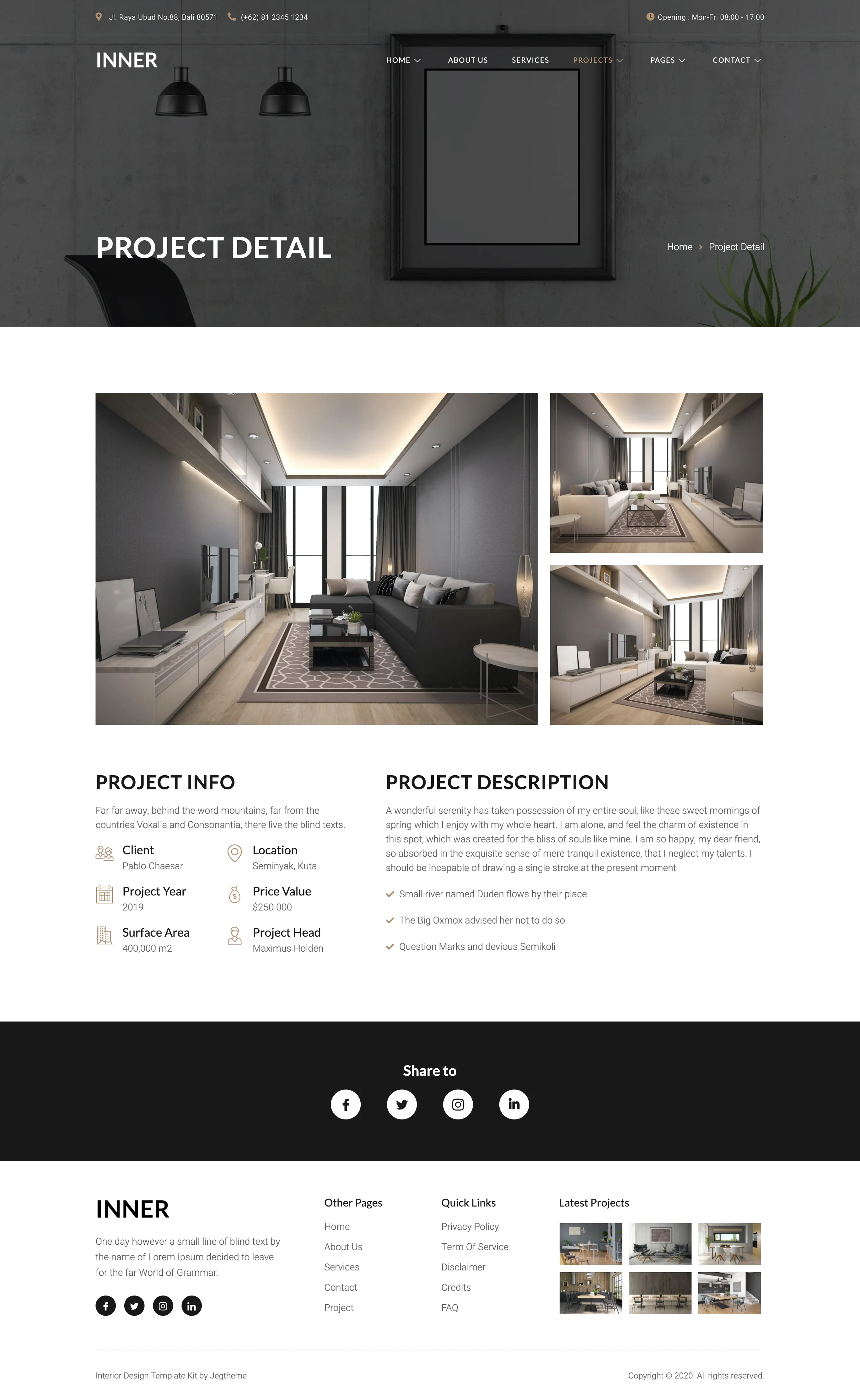 Inner – Interior Design & Architecture Template Kit插图9