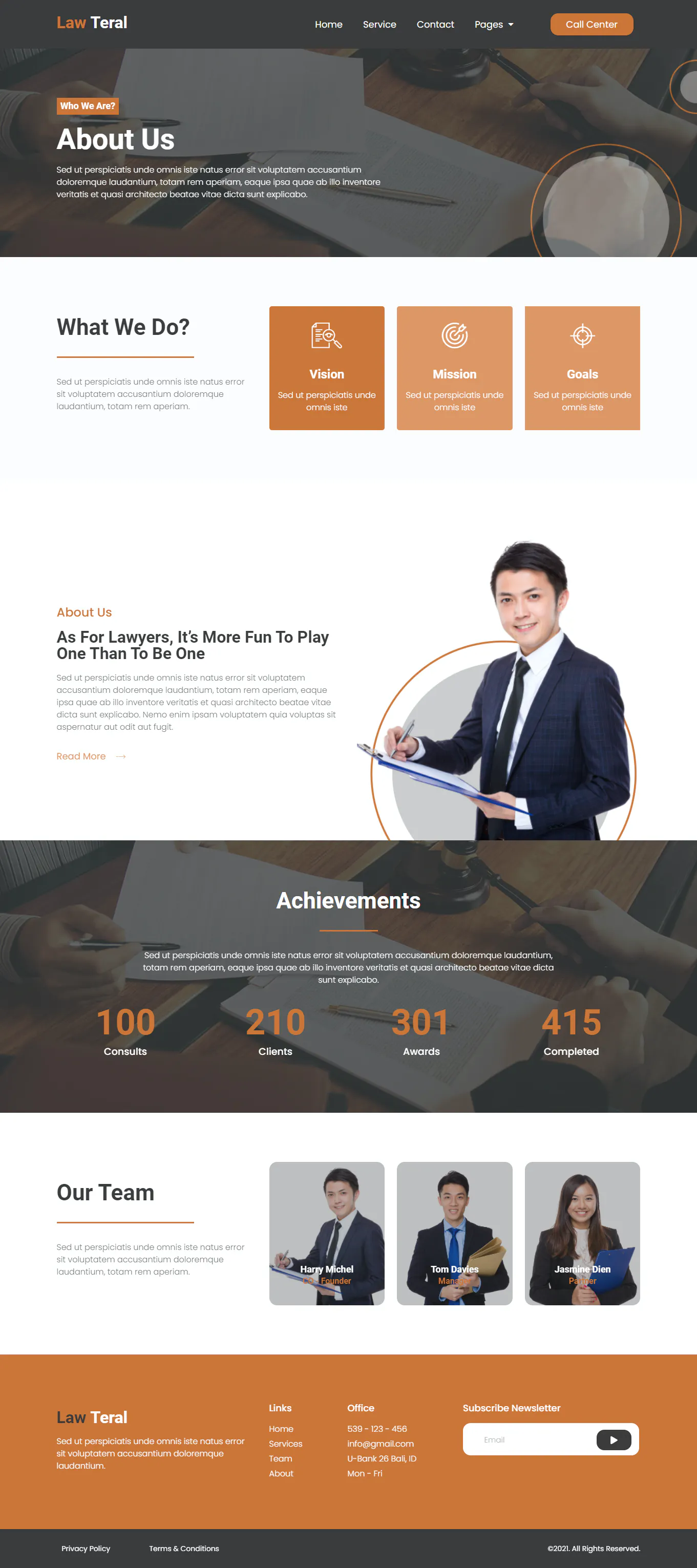 LawTeral - Legal & Law Firm Elementor Template Kit插图2