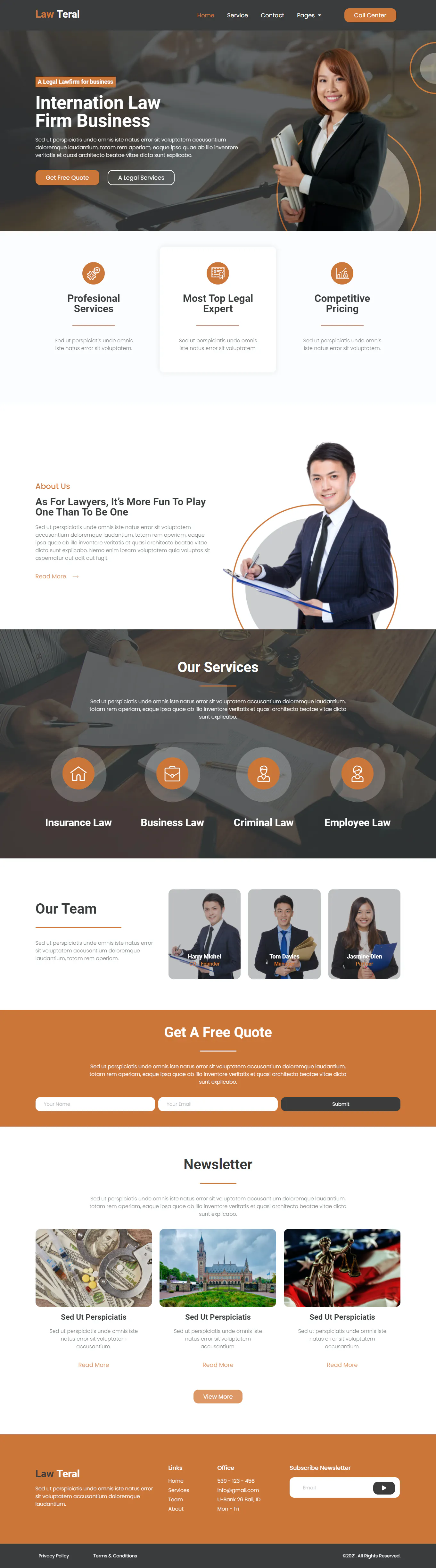 LawTeral - Legal & Law Firm Elementor Template Kit插图5