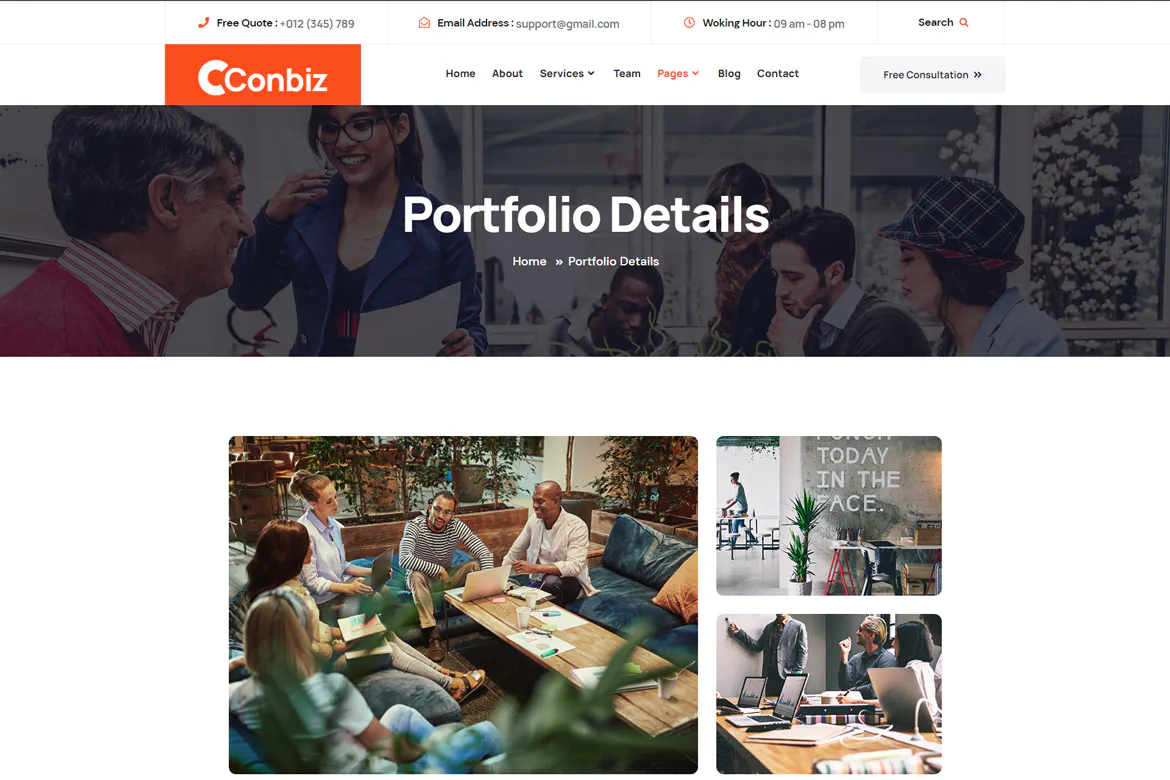 Conbiz – Consultancy & Business Elementor Template Kit