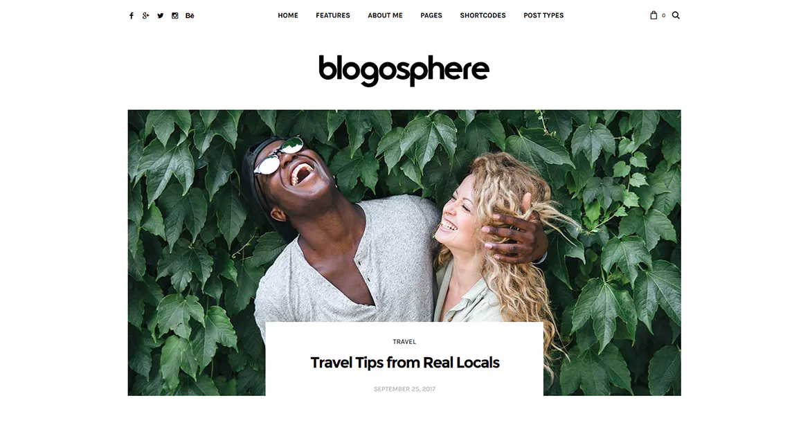 Blogosphere - Multipurpose Blogging Theme插图2