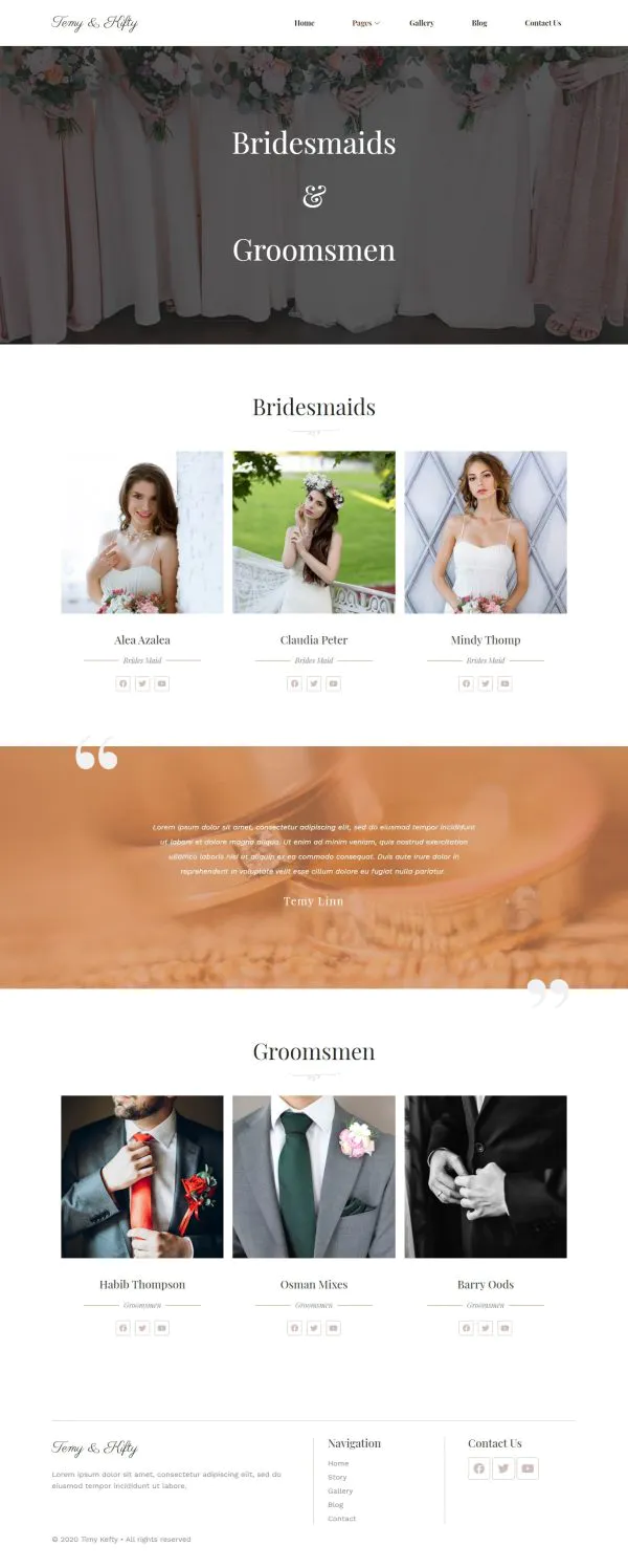 Temy and Kifty Wedding Template Kit插图4