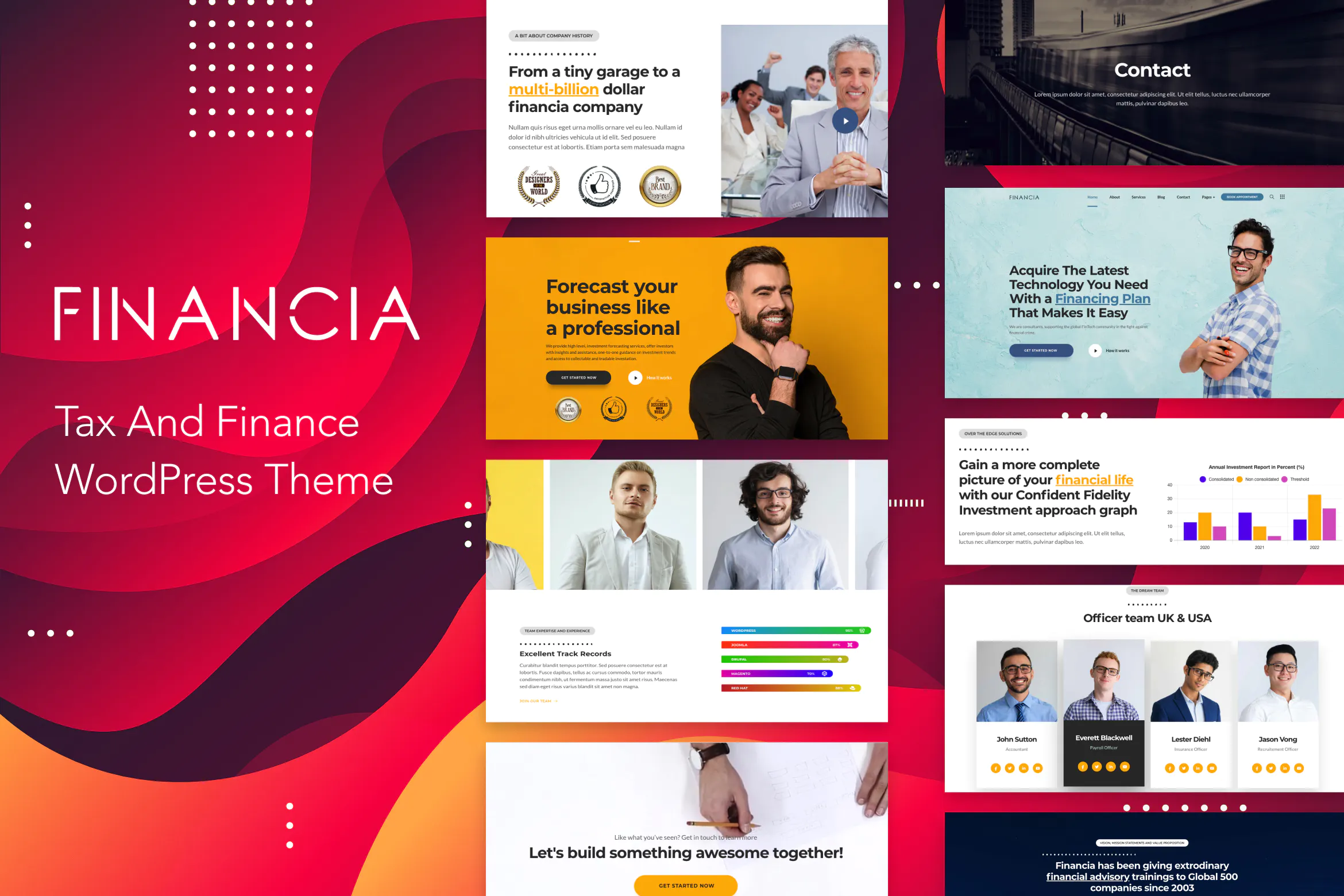 Financia - Tax and Finance WordPress Theme插图