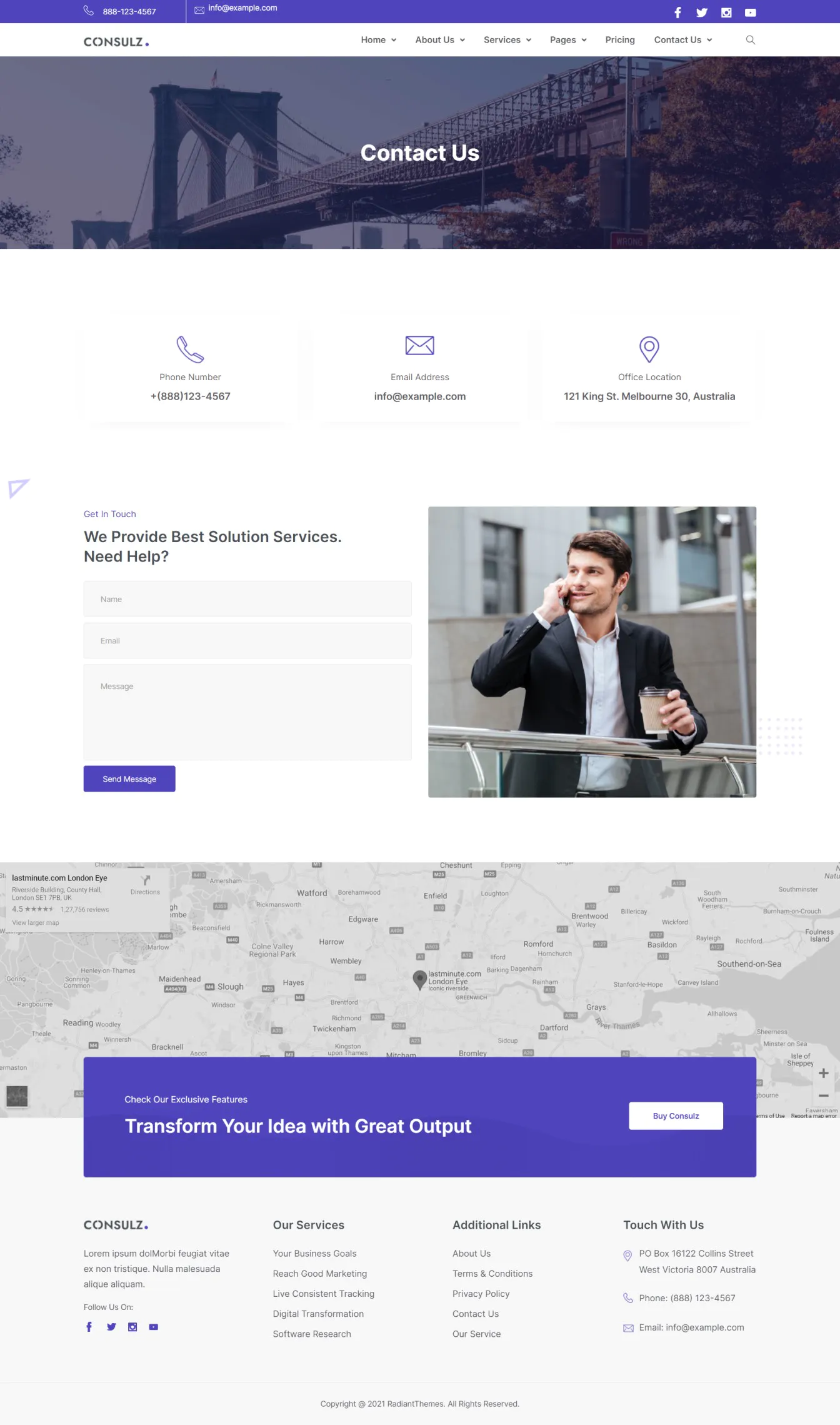 Consulz - Consulting Company Elementor Template Kit插图6